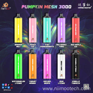 Brand Mesh Coil Rechargeable Vape 3000Puffs